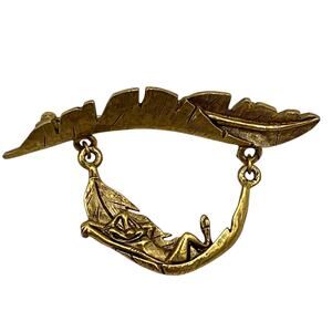 Vintage Walt Disney TIMON of the Lion King Brooch Pin Signed Jewelry